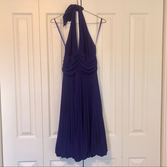 Cache Brilliant Purple Halter Dress - Picture 4 of 6